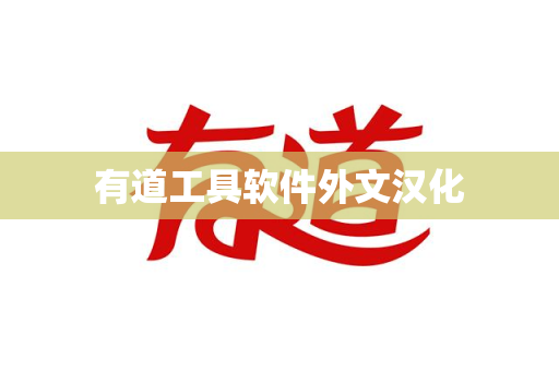 有道工具软件外文汉化