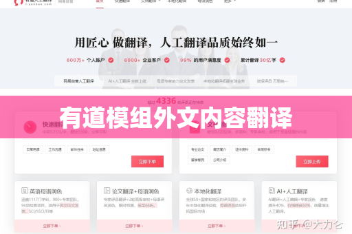有道模组外文内容翻译