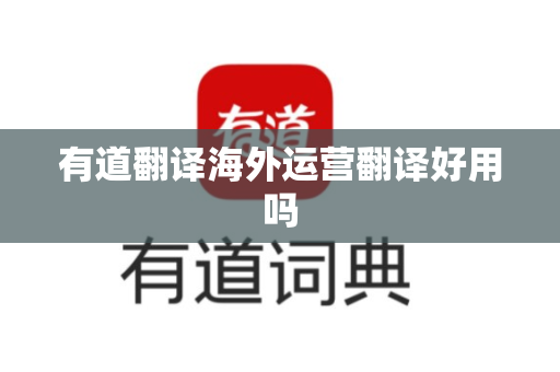 有道翻译海外运营翻译好用吗