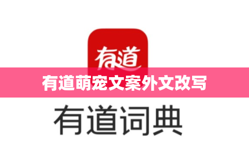 有道萌宠文案外文改写