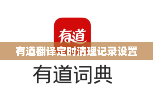 有道翻译定时清理记录设置