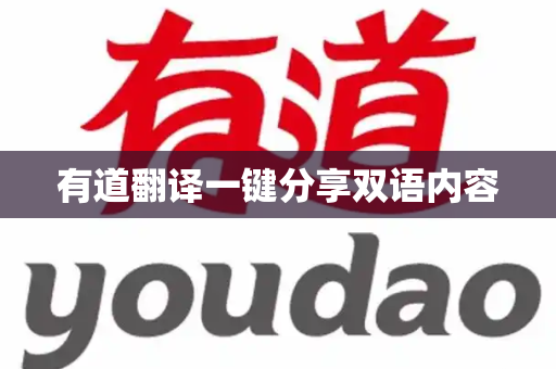 有道翻译一键分享双语内容