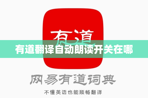 有道翻译自动朗读开关在哪