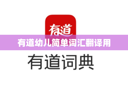 有道幼儿简单词汇翻译用