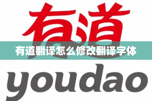 有道翻译怎么修改翻译字体